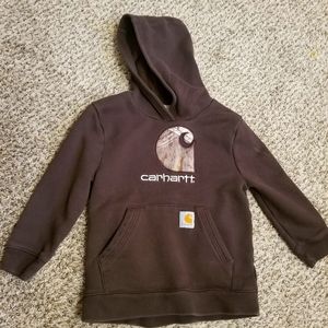 Carhartt Boys Hoodie Size 7 Camo EUC